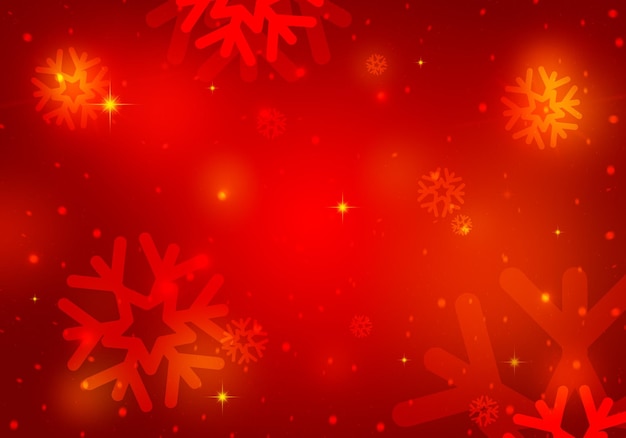 Abstract background with snowflakes and stars.