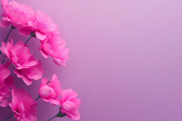 Abstract background with a spring flower theme