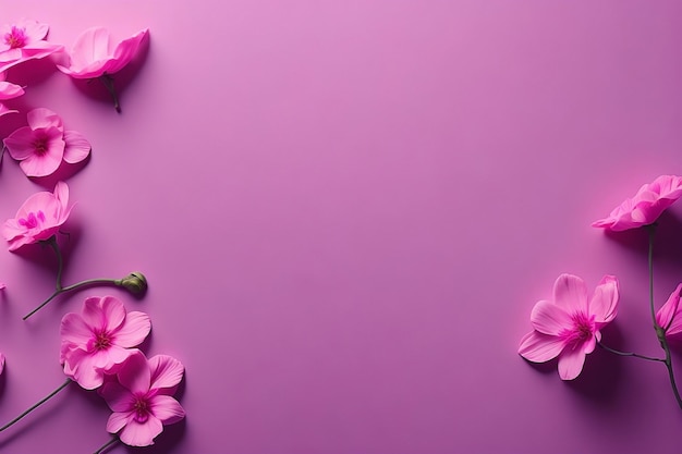 Abstract background with a spring flower theme