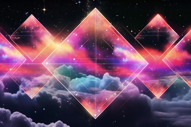 Abstract background with triangles and space for your text