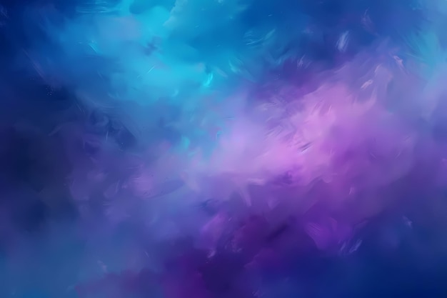 Abstract background with vibrant blue and purple hues creating a dreamy and ethereal atmosphere