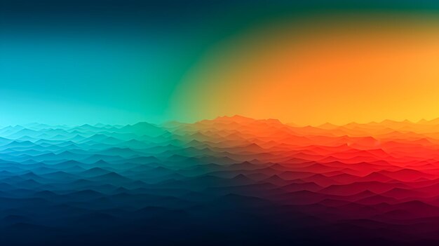 Abstract background with wavy lines generative ai