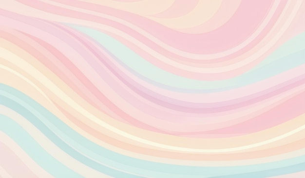 Abstract background with wavy pastel colors