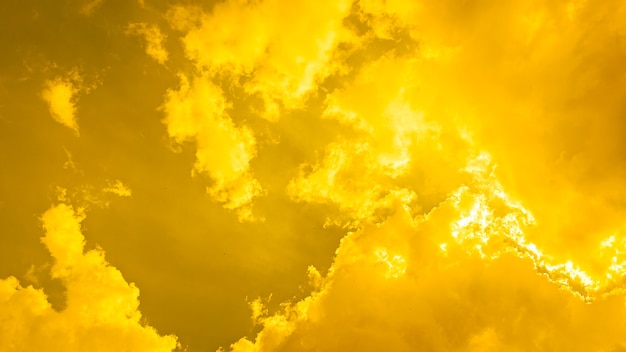 abstract background of yellow cloudy