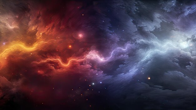 Abstract Backgrounds Inspired by Galactic Nebulas Generative AI