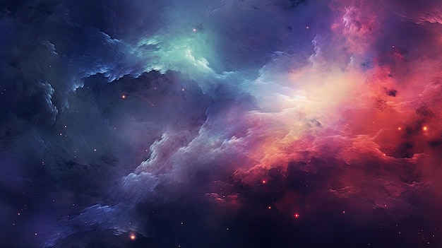 Abstract Backgrounds Inspired by Galactic Nebulas Generative AI