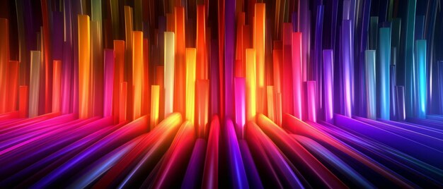 Abstract backgrounds with colorful spectrum Generative AI