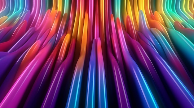 Abstract backgrounds with colorful spectrum Generative AI