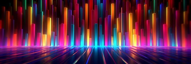 Abstract backgrounds with colorful spectrum Generative AI