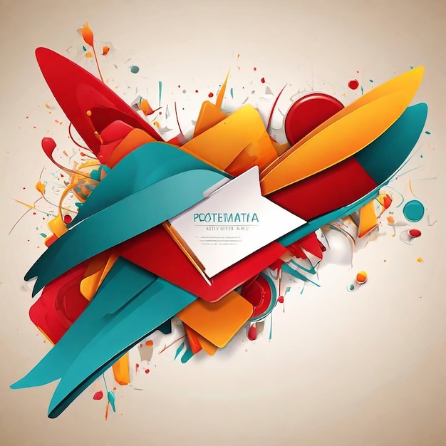 Photo abstract banner vector