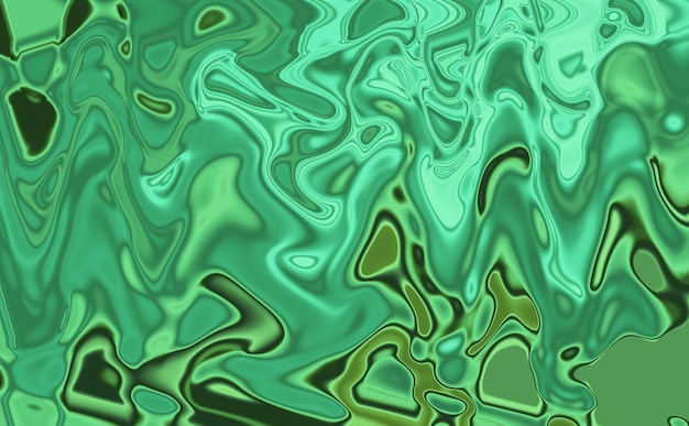 Abstract beautiful background of mixed shades of green with a marble pattern Liquid colorful green emerald paint diffusion background Creative concept