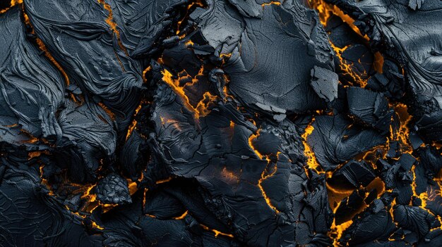 Abstract beauty unfolds in the texture of extinct lava