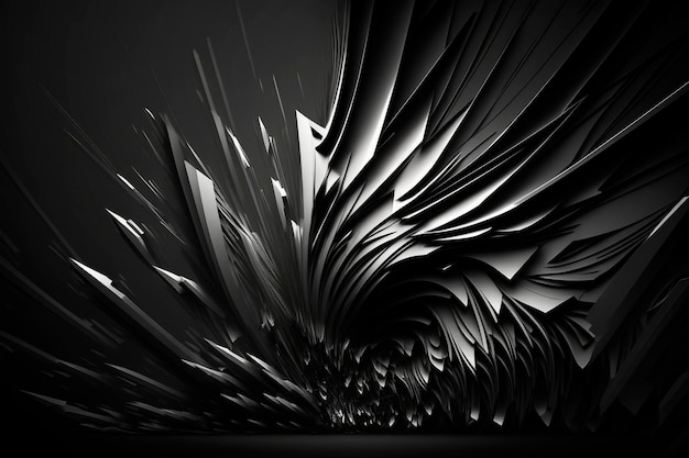 Abstract black geometry background