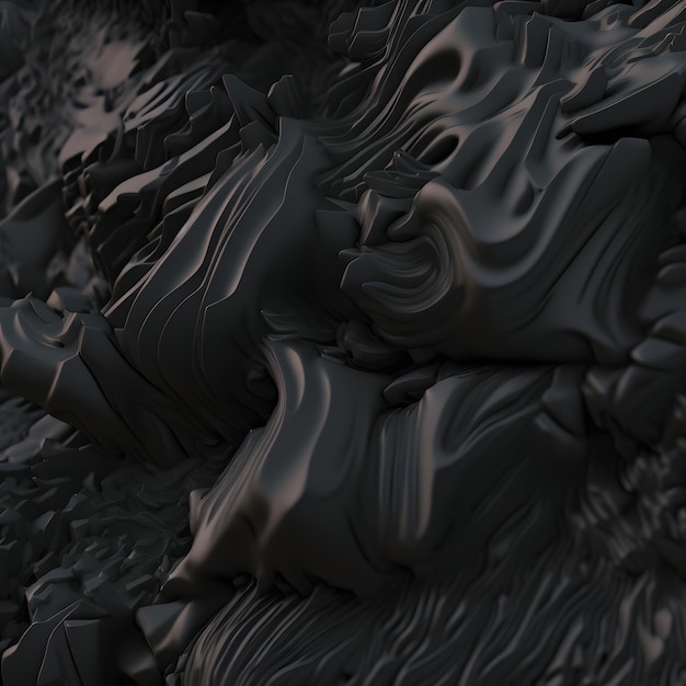 Abstract black matter background neural network generated art