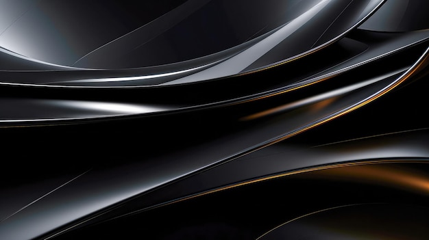 Abstract black metallic background