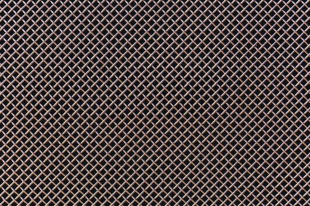 Abstract black metallic mesh texture for background