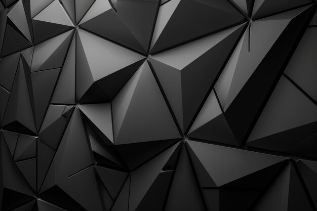 Abstract black triangle pattern for modern technology design