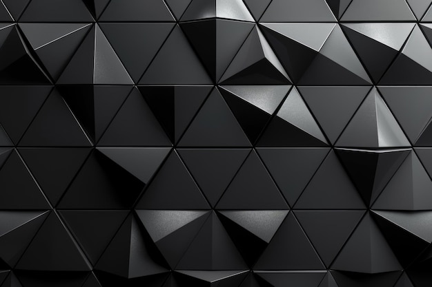 Abstract black triangle pattern for modern technology design