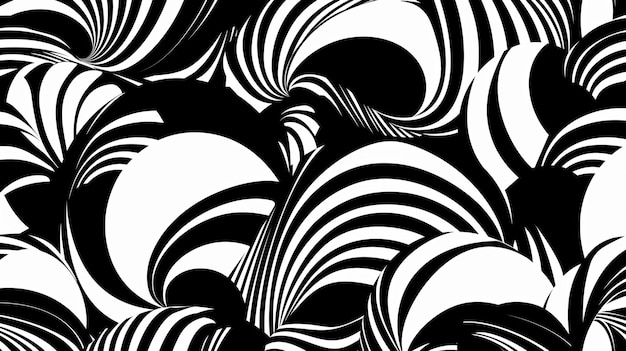 Photo abstract black and white geometric pattern design