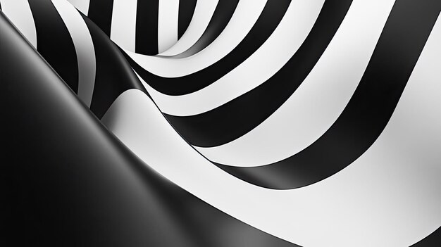 Photo abstract black and white geometric patterns creating a dynamic background