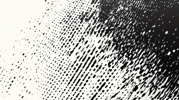 Photo abstract black and white pattern with dots and lines