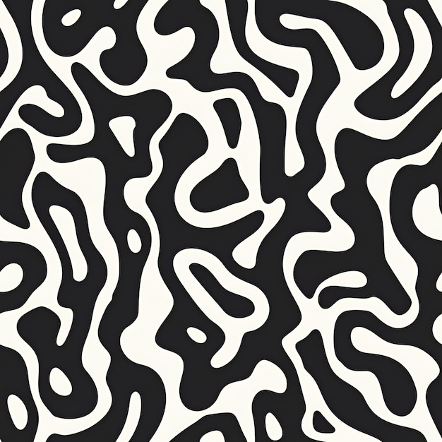 Abstract black and white pattern