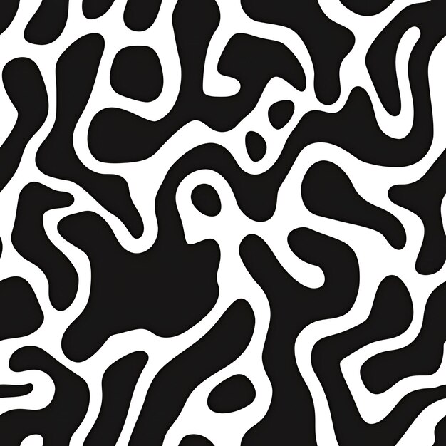 Abstract black and white pattern