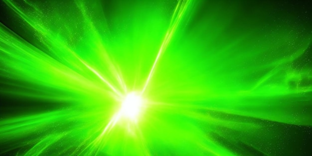 Abstract Blast Excitement Explosion Lightning green Background