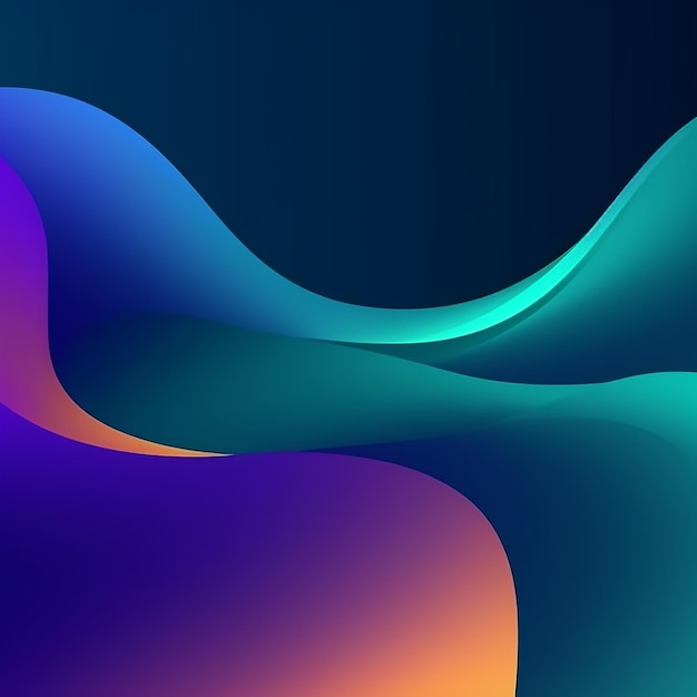 Abstract blend colorful gradient background for cover design Abstract design element Multicolor wallpaper Blue background