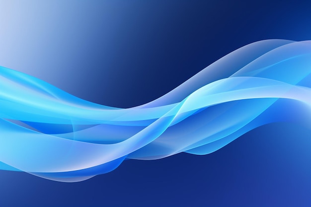 Abstract blue background with gradient and smooth transitions smooth lines