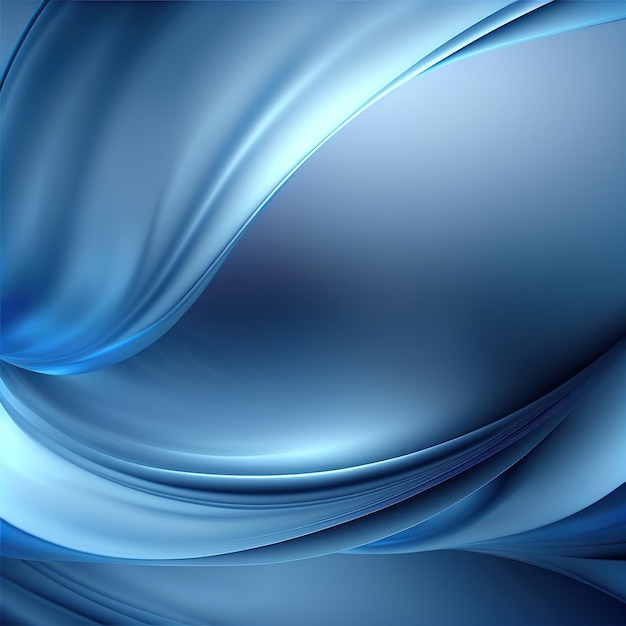 Abstract blue background with smooth line