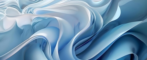 Abstract blue background with smooth lines