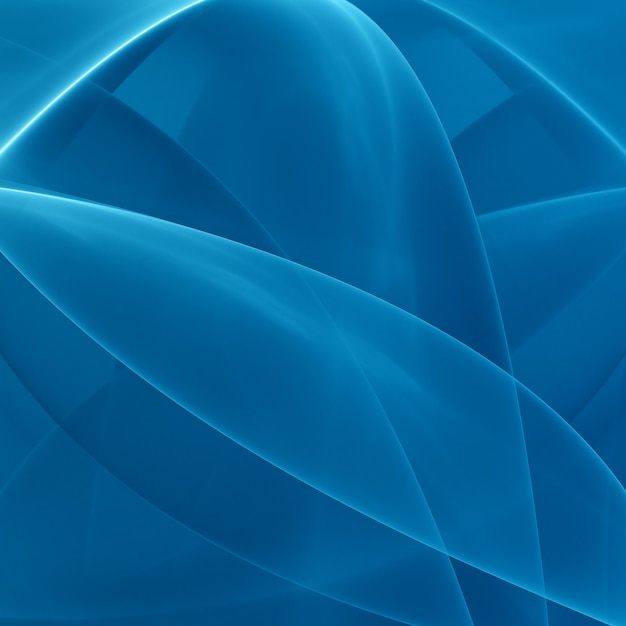 Abstract blue background with smooth lines