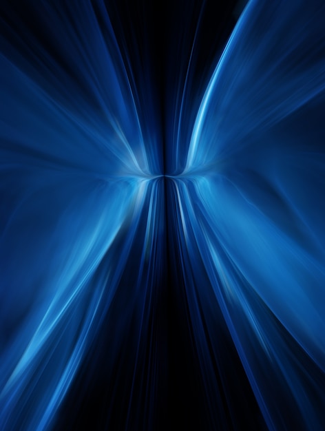 Abstract blue background with smooth lines