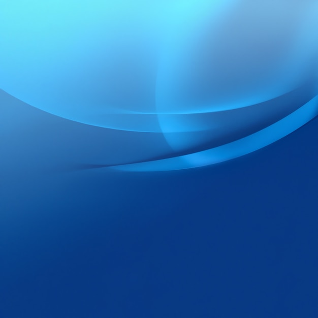 Abstract blue background with smooth lines