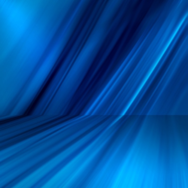 Abstract blue background with smooth lines