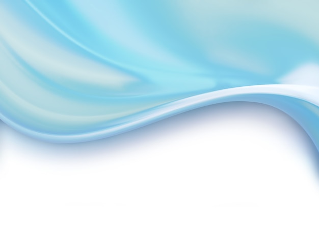 Abstract blue background with smooth lines