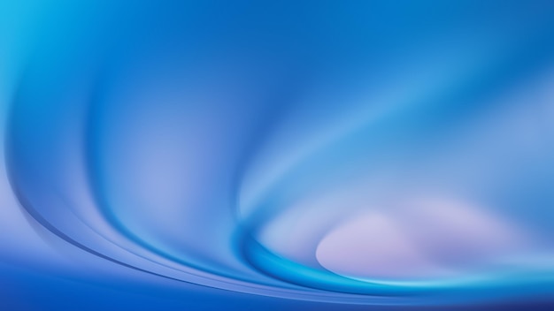 Abstract blue background with smooth lines