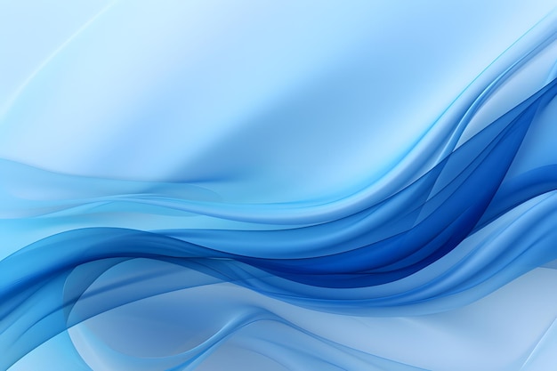 Abstract blue background with some smooth lines