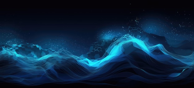 abstract blue background