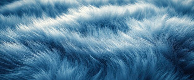 Abstract Blue Fur Texture Background