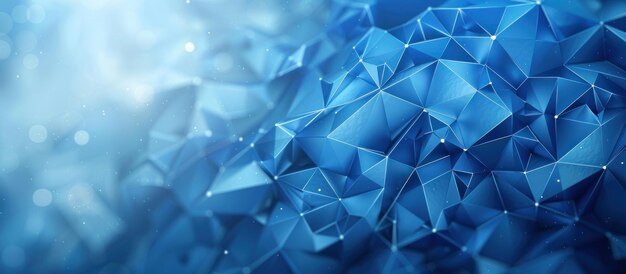 Abstract Blue Geometric Background