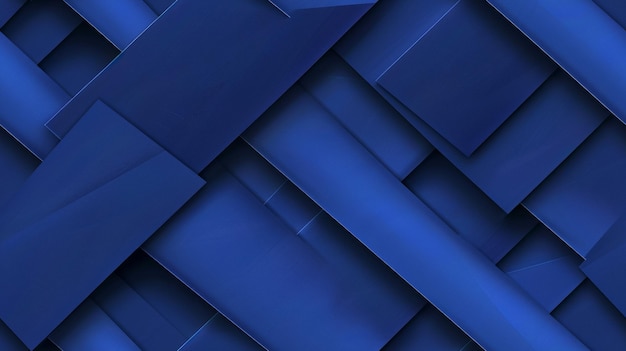 Abstract Blue Geometric Pattern Background