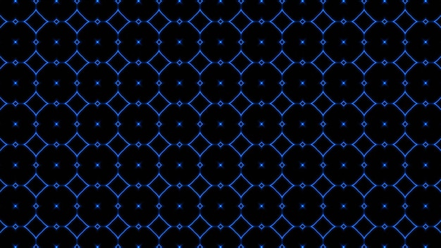 Abstract blue geometric seamless pattern background Premium Photo