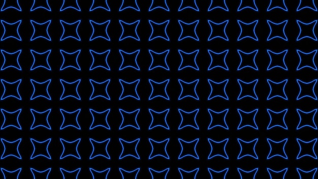 Abstract blue geometric seamless pattern background Premium Photo