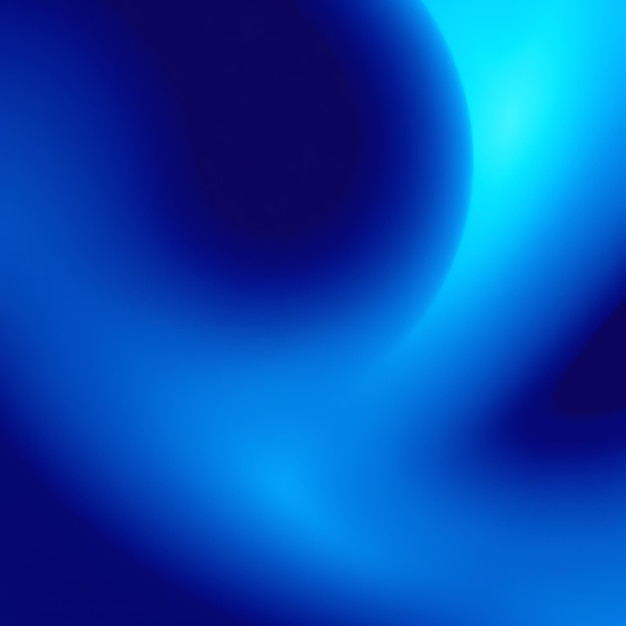 Photo abstract blue gradient background with a soft blurred circle in the upper left corner