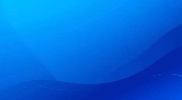 Abstract blue gradient background with subtle curves