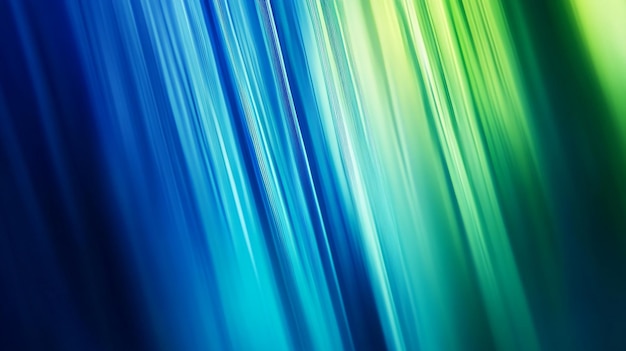 Photo abstract blue and green vertical lines create a vibrant pattern with a sense of movement and depth