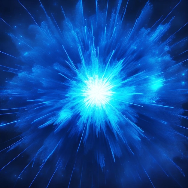 Abstract blue light background or wallpaper