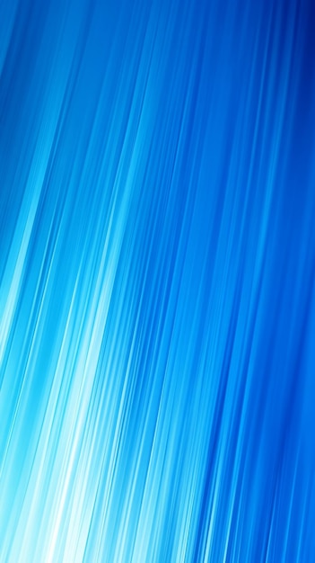 Photo abstract blue light streaks background